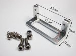 (image for) L Shaped Aluminum Servo Mount for Standard Size Servo