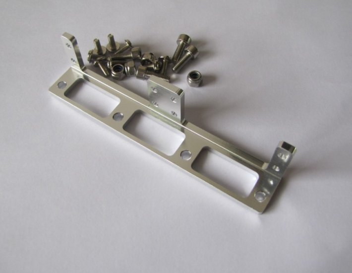 (image for) L Shaped Aluminum Dual Servo Mount for Standard Size Servo