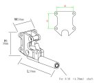 (image for) Aluminum Stinger Drive for 3/16" (4.78mm) L78 Cable Shaft