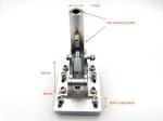 (image for) Aluminum Stinger Drive 80mm with mounting plate for 1/4" Cable