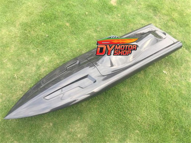 (image for) RC Gasoline Carbon Fiber boat Hull 1350mm 53" for 26cc Gas Boat