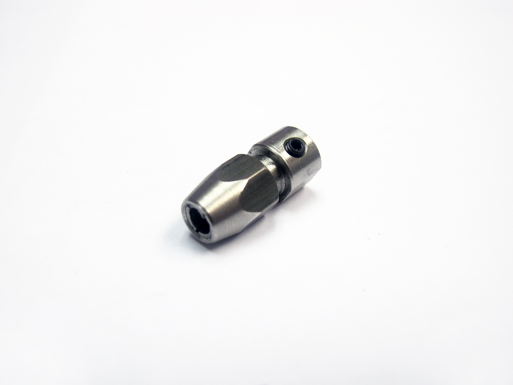 (image for) Flex Collet for 1/8" Un-Thread Motor Shaft to 4mm Cable Shaft