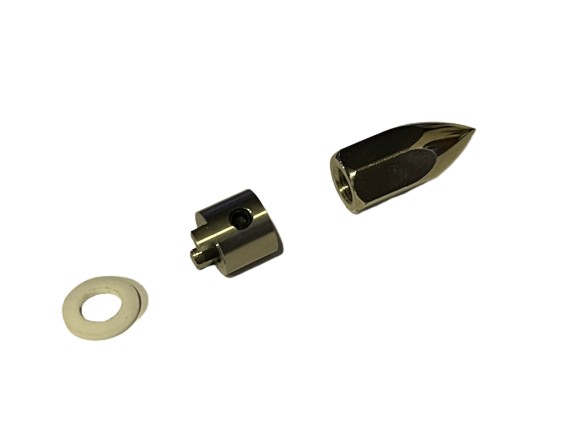 (image for) Drive dog, Prop nut & Washer for 1/4" (6.35mm) prop shaft cable