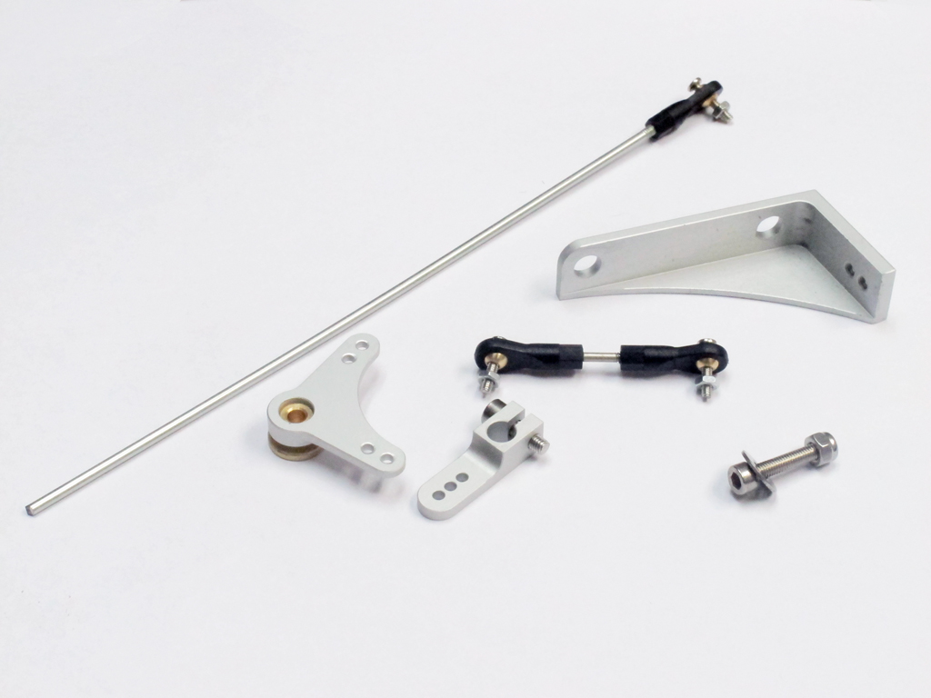 (image for) Aluminum Throttle Assembly with Push Rod Control Set