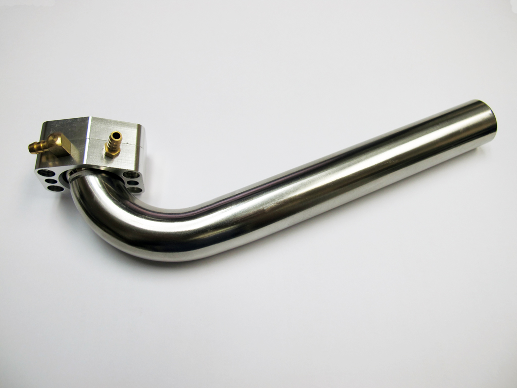 (image for) Angle Adjust. Stainless Steel Header & Flange for Side Exhaust