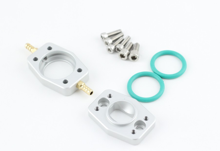 (image for) Aluminum Exhaust Flange Hexagon Shape with M5 Water Cooling