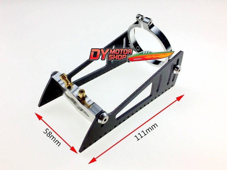 (image for) Aluminum watercool motor mount Carbon Fiber for B40 40mm motor