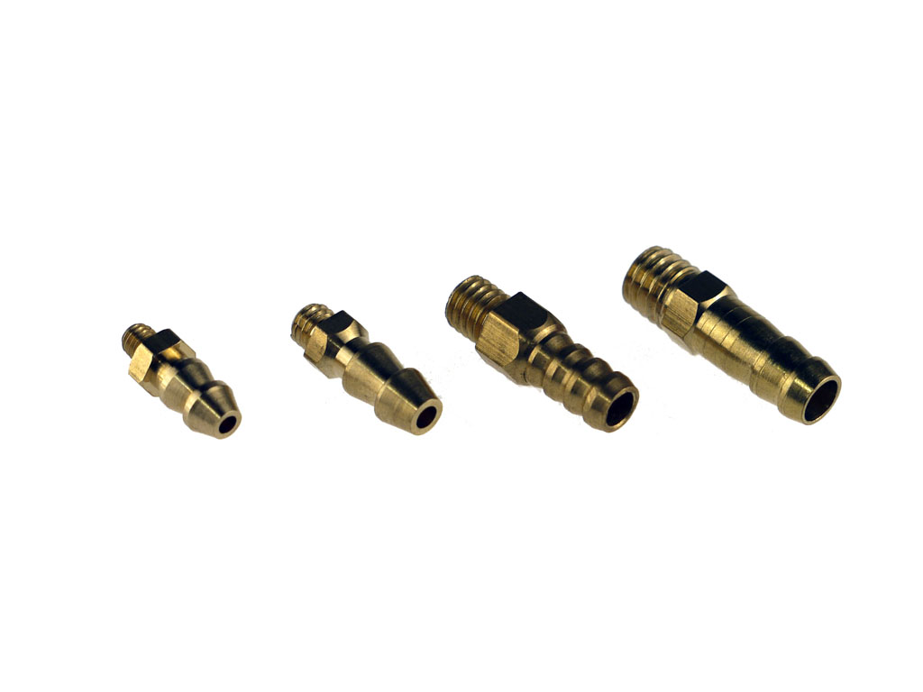 (image for) M3 M4 M5 M6 Threaded Brass Water Nipples x 2 unit