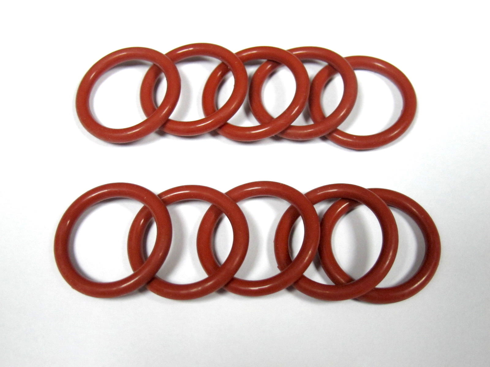 (image for) Silicon Rubber Sealing O-Ring 200°C OD 28mm x CS 3.5 Red