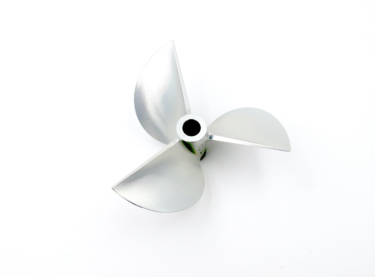 (image for) CNC 7016/3 Propeller 70mm 3 Blade Cast Aluminum for 1/4" Shaft