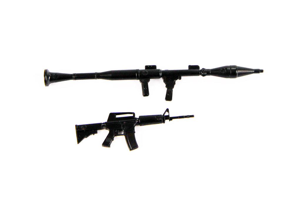 (image for) 1:10 Scale ABS RPG and Machine Gun Set