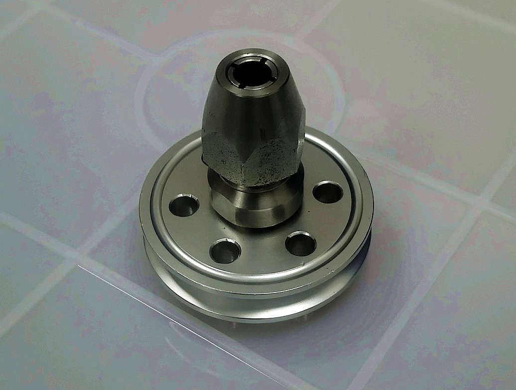 (image for) Pulley Couple starter with Flywheel Collet (1/4") for Zenoah