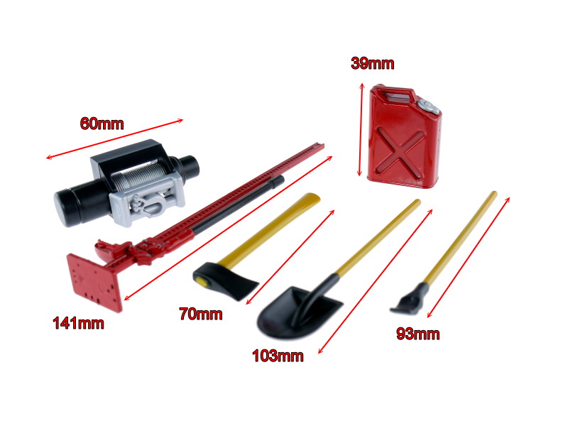 (image for) 1:10 Scale Tool Kit Accessory Crawler Part SCX10 RC4WD AX10