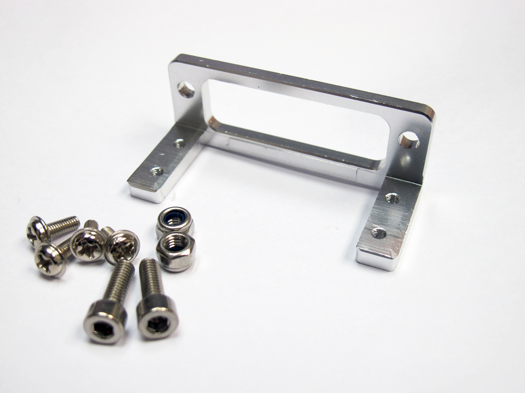 (image for) L Shaped Aluminum Servo Mount for Standard Size Servo