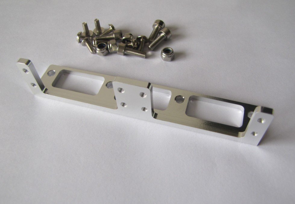 (image for) L Shaped Aluminum Dual Servo Mount for Standard Size Servo