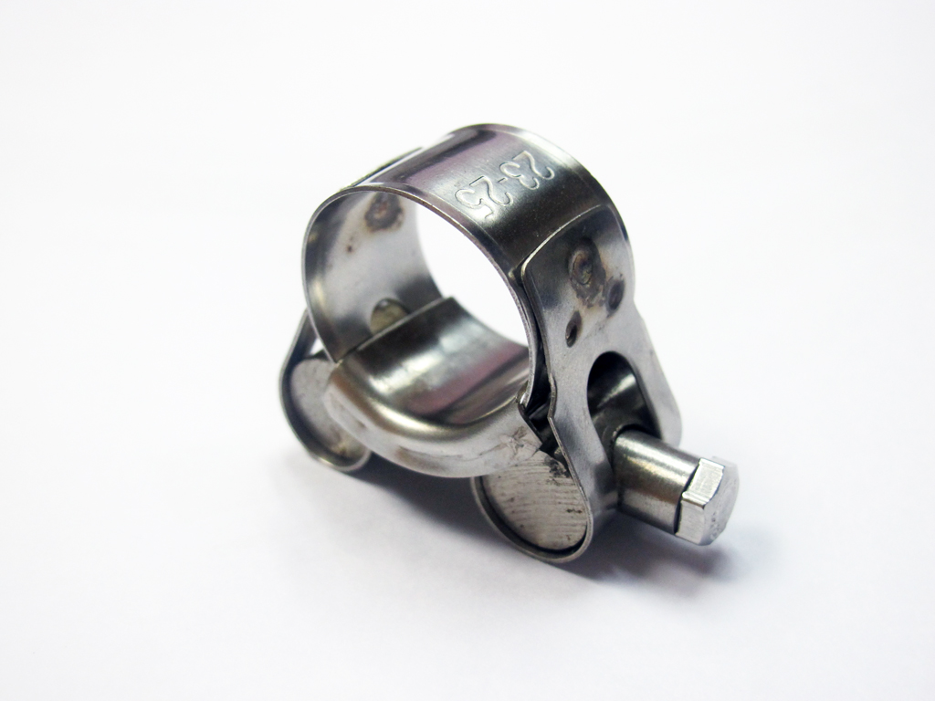 (image for) Heavy Duty Stainless Steel Adjustable Hose Clamp /Exhaust Header