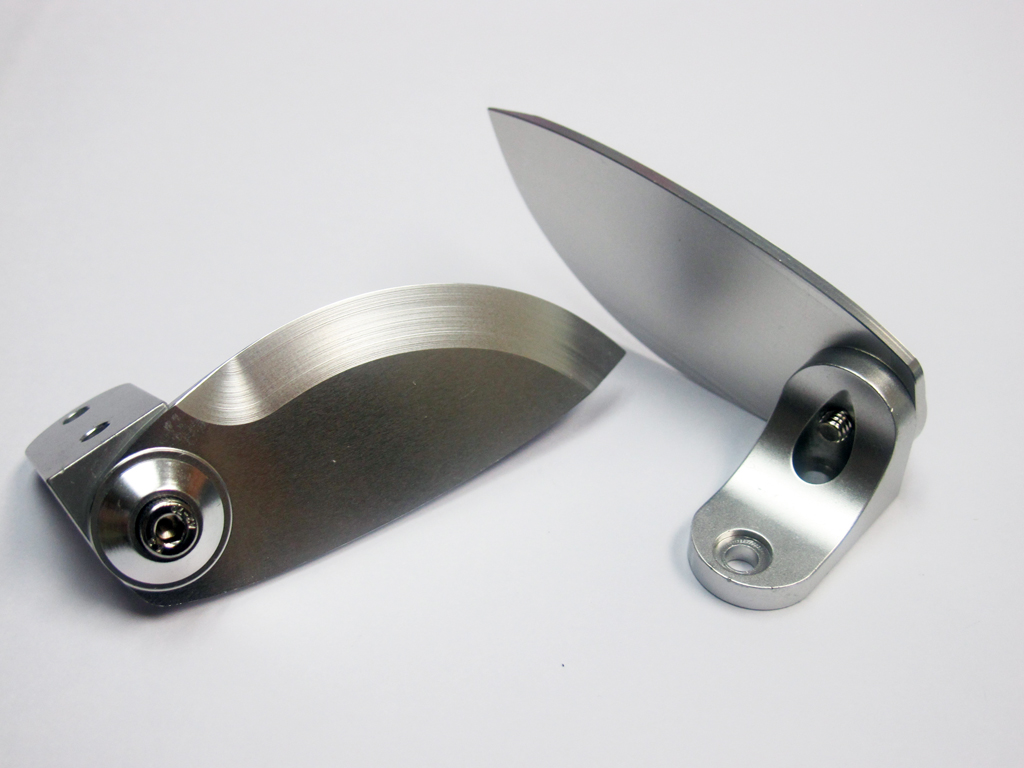 (image for) 75mm Long Aluminum Turn Fins x 1 pair